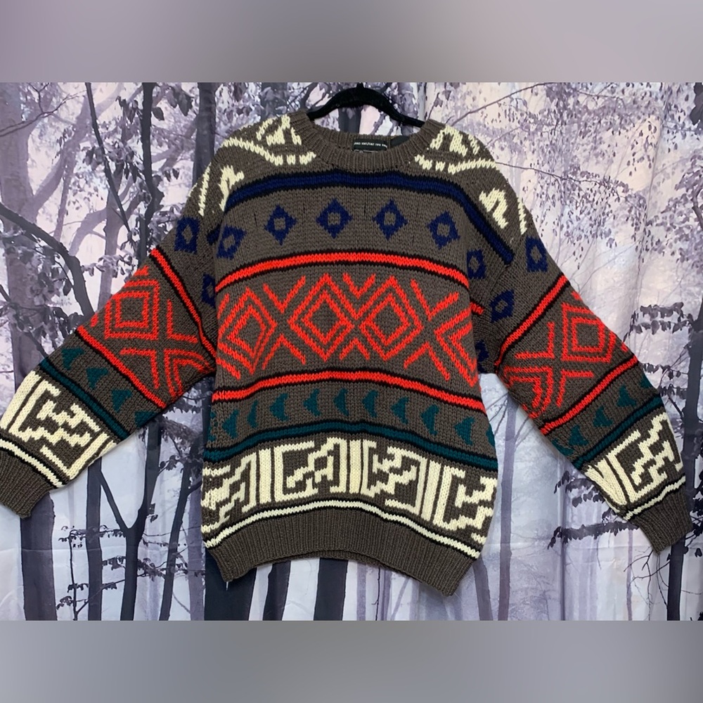 Vintage wool sweater.